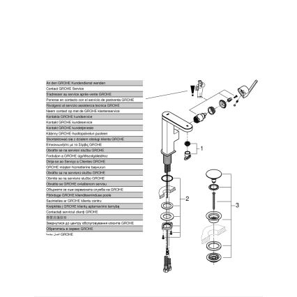 GROHE 23958003 - Batéria PLUS, veľkosť M, lesklý chróm
