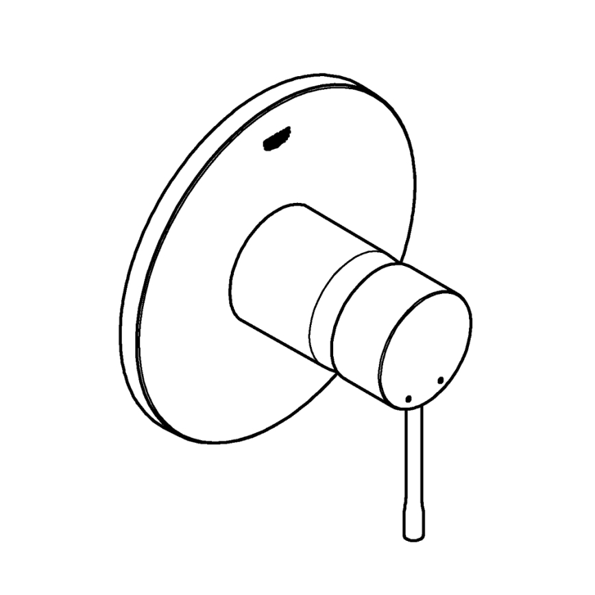 GROHE 24057GN1 - Sprchová batéria ESSENCE v brúsenom zlate