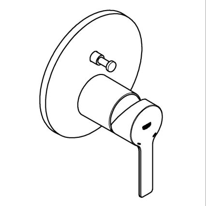 GROHE 24064001 - Batéria LINEARE lesklý chróm