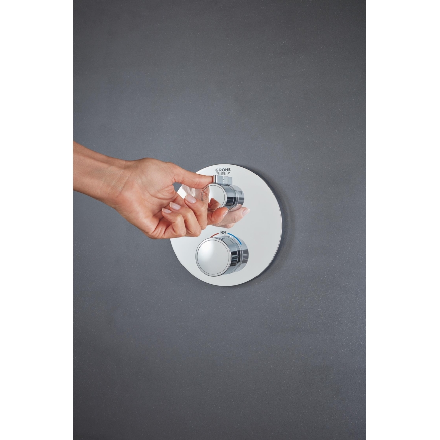 GROHE 24076000 - Termostatická sprchová batéria GROHTHERM lesklý chróm