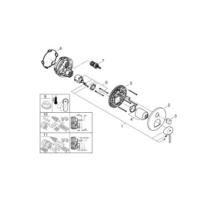 GROHE 24093003 - Batéria PLUS lesklý chróm