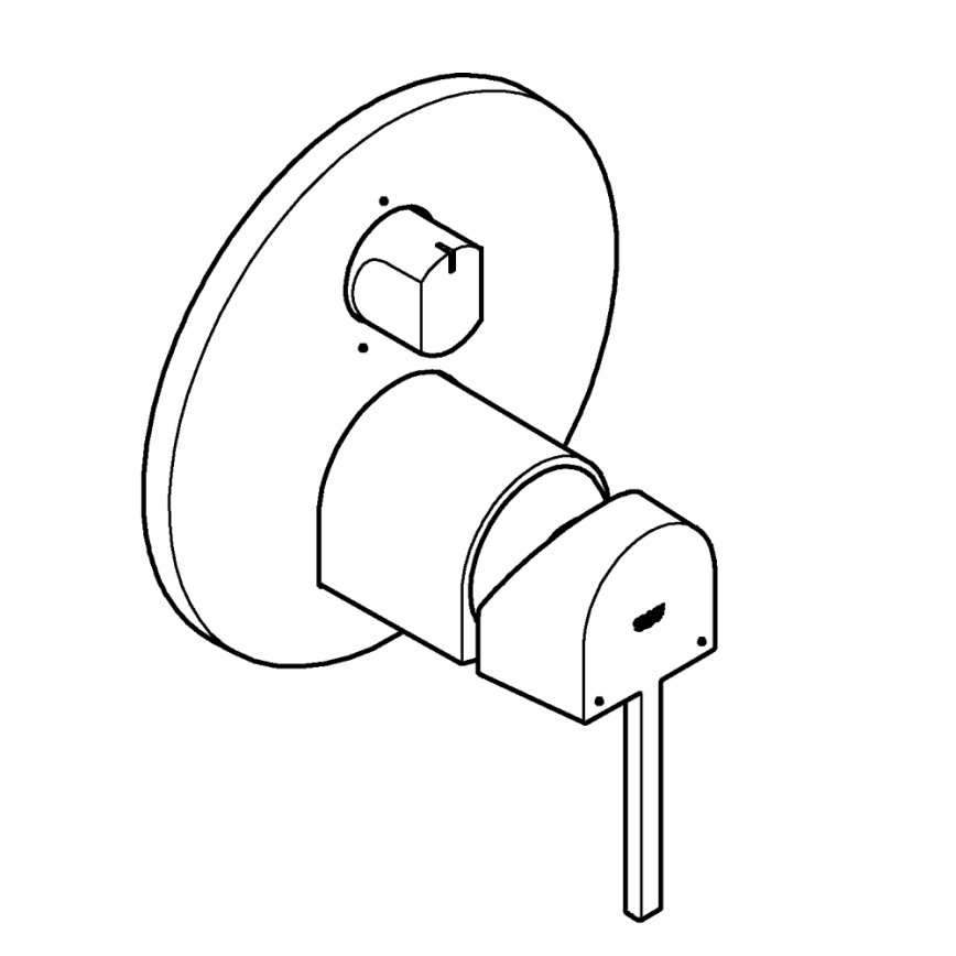 GROHE 24093003 - Batéria PLUS lesklý chróm
