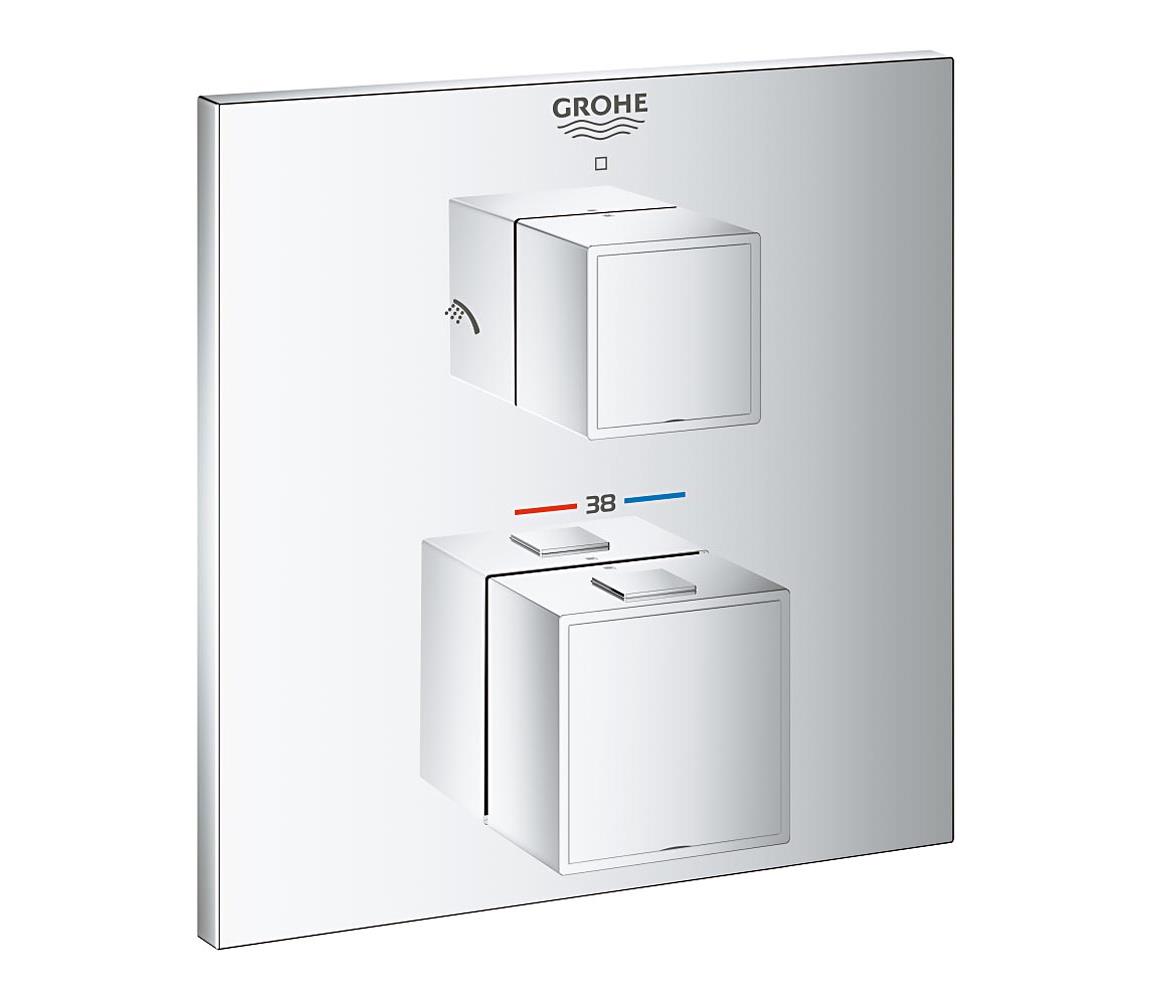 GROHE 24154000 - Termostatická batéria GROHTHERM CUBE lesklý chróm 24154000