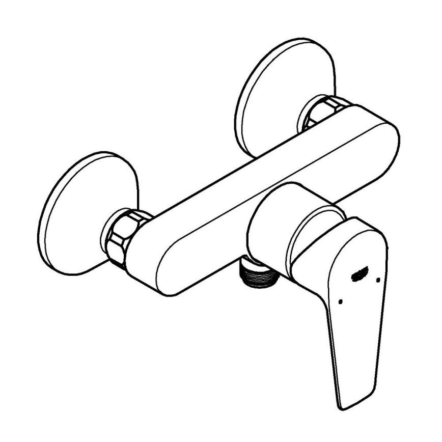 GROHE 24197001 - Sprchová batéria START EDGE DN 15 lesklý chróm