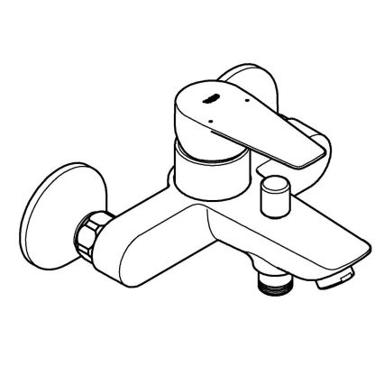 GROHE 24198001 - Vaňová batéria DN 15, lesklý chróm