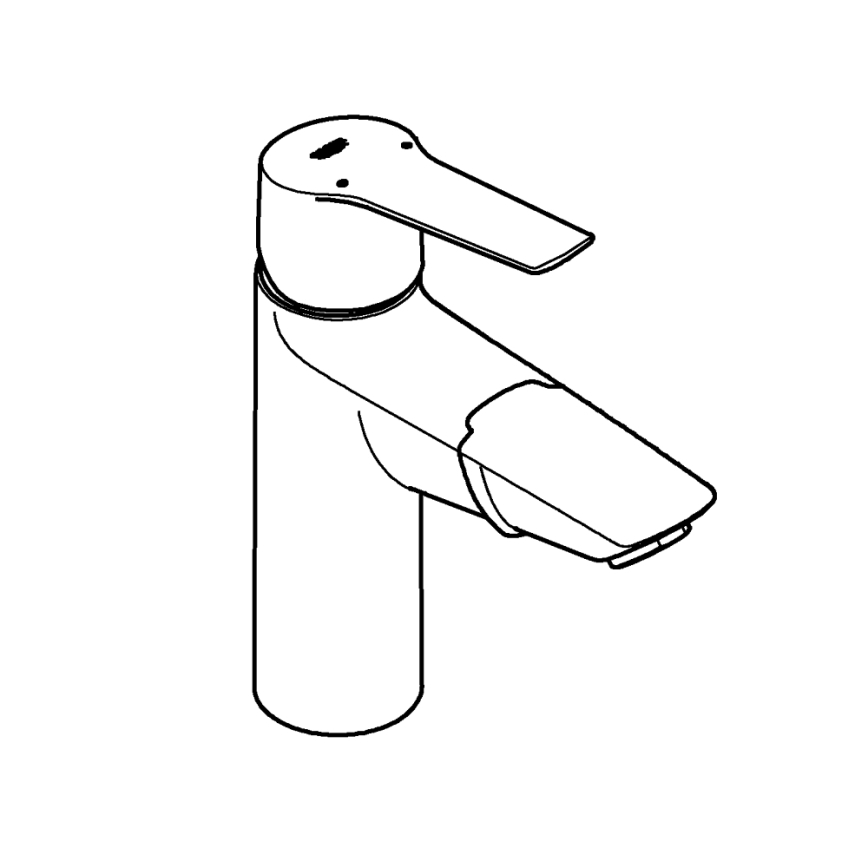 GROHE 24205003 - Umývadlová batéria START DN 15, veľkosť M, lesklý chróm