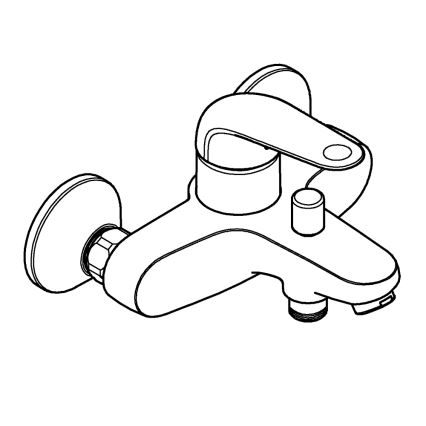 GROHE 24335001 - Vaňová batéria DN 15 lesklý chróm