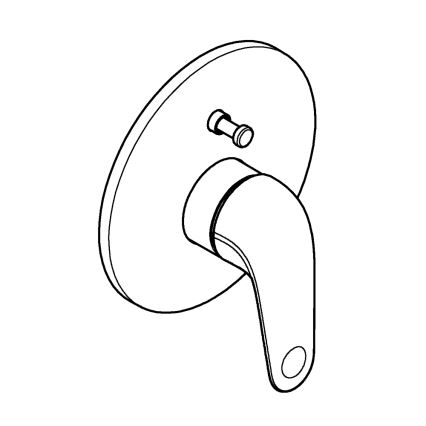 GROHE 24336001 - Vaňová batéria SWIFT DN 15 lesklý chróm