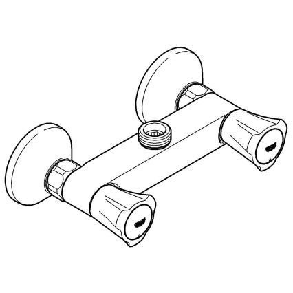 GROHE 26009001 - Sprchová batéria COSTA L DN 15 lesklý chróm