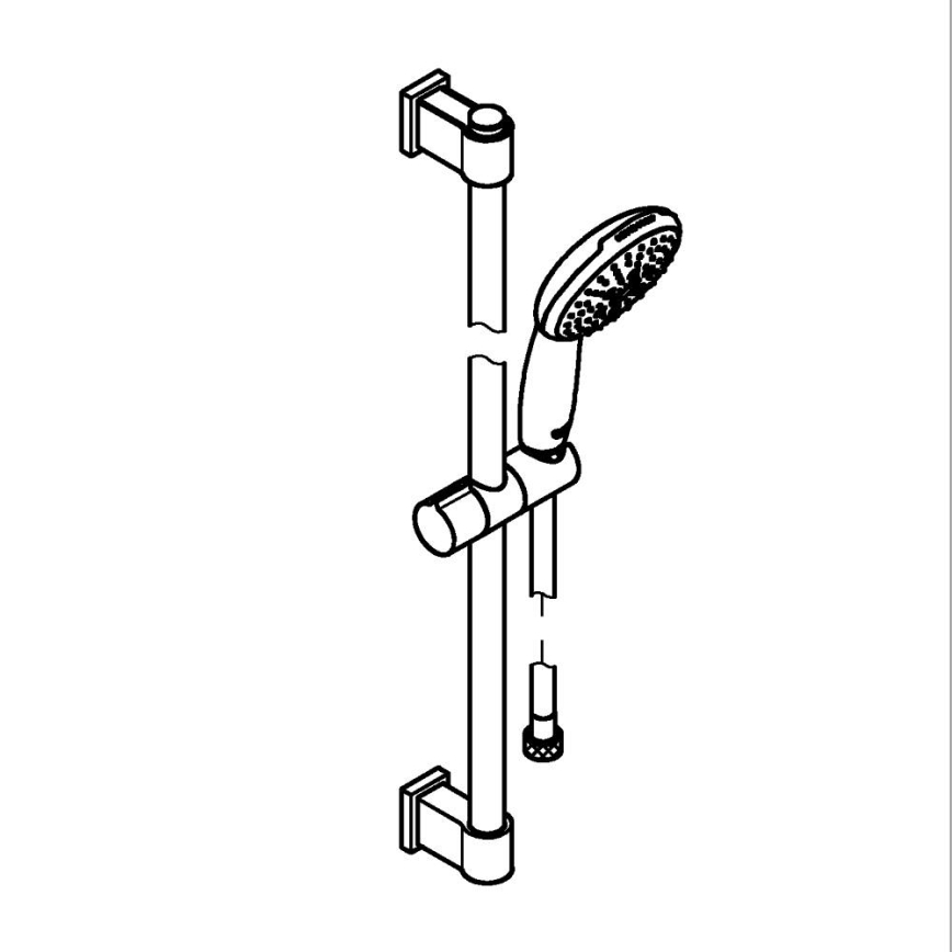 GROHE 26032001 - Sprchová súprava VITALIO START 110 600 mm lesklý chróm