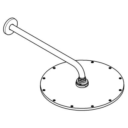GROHE 26066GN0 - Sprchová hlavica RAINSHOWER COSMOPOLITAN 310 380 mm zlatá