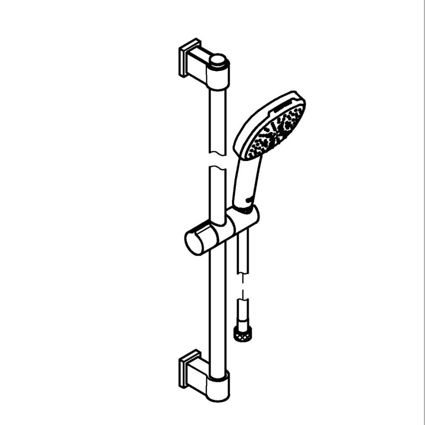 GROHE 26096001 - Sprchová súprava VITALIO COMFORT 110 600 mm lesklý chróm