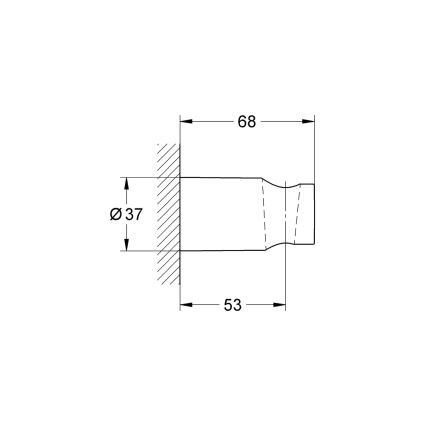 GROHE 26102000 - Držiak sprchy VITALIO UNIVERSAL, lesklý chróm