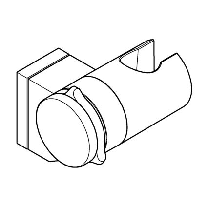 GROHE 26183001 - Nástenný držiak sprchy VITALIO UNIVERSAL lesklý chróm
