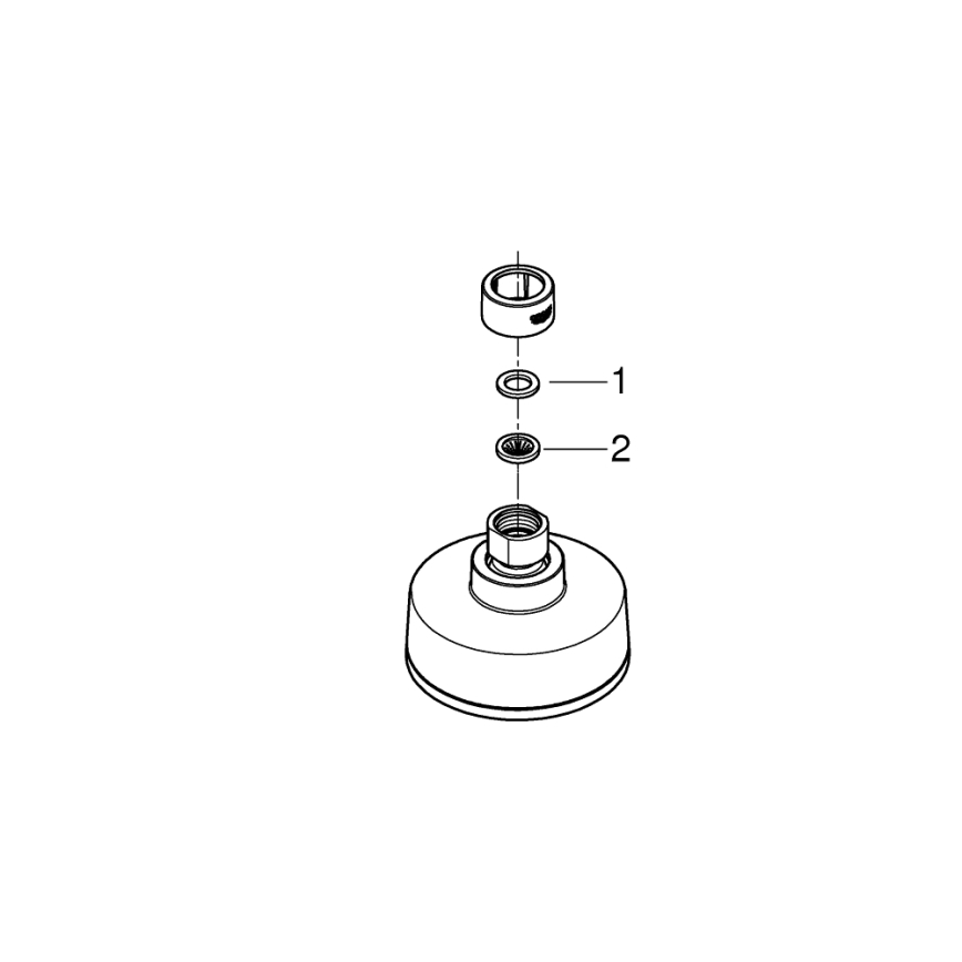 GROHE 26366001 - Sprchová hlavica RAINSHOWER 210 mm lesklý chróm