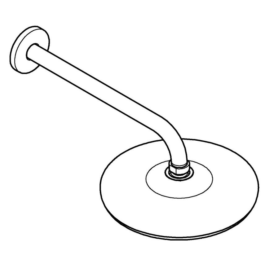GROHE 26412000 - Hlavová sprcha TEMPESTA 210 286 mm lesklý chróm