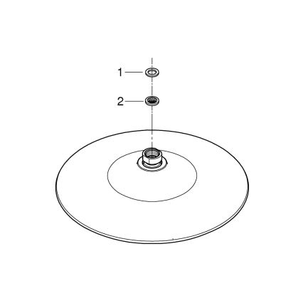 GROHE 26456000 - Hlavová sprcha EUPHORIA priemer 260 mm, lesklý chróm