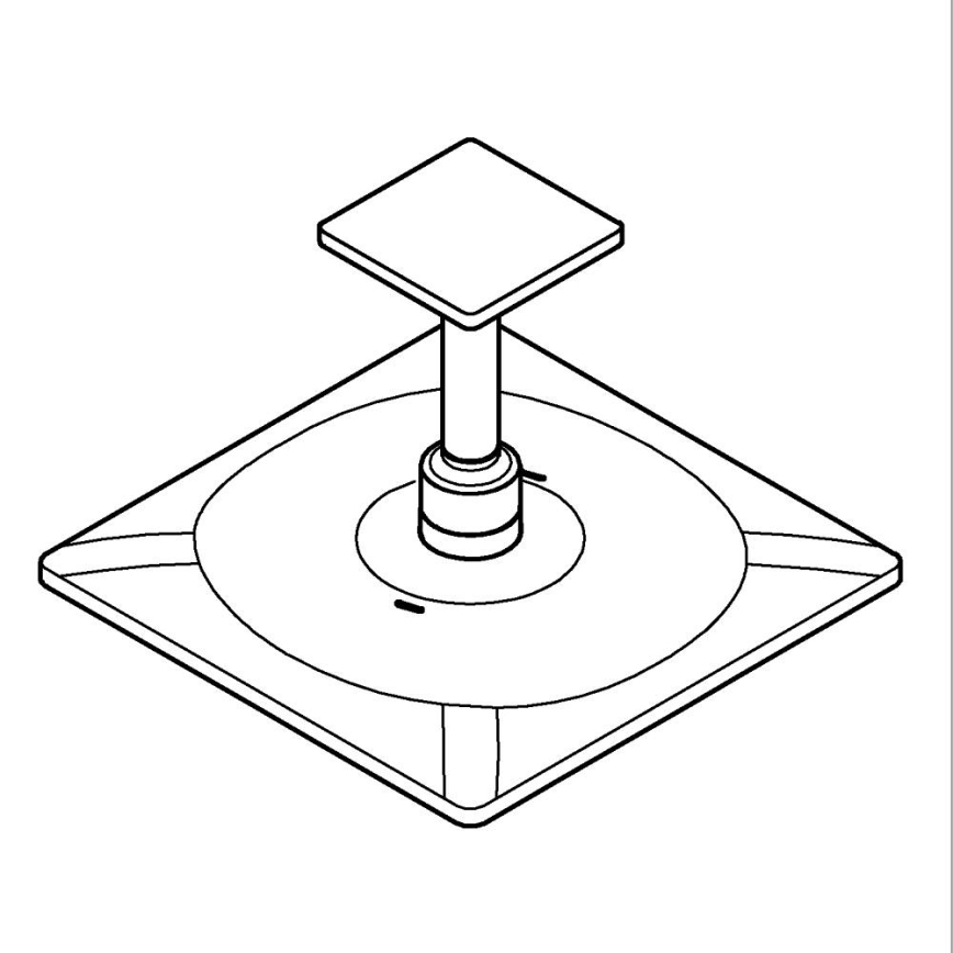 GROHE 26481000 - Sada hlavovej sprchy RAINSHOWER SMARTACTIVE 310 CUBE 310 mm chróm
