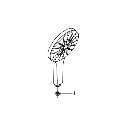 GROHE 26574DA0 - Ručná sprcha RAINSHOWER SMARTACTIVE 130 medená