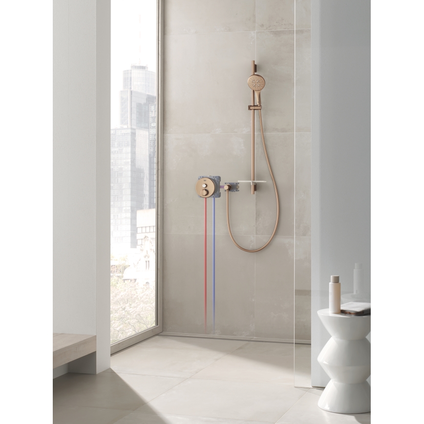 GROHE 26574DL0 - Ručná sprcha RAINSHOWER SMARTACTIVE 130 mm medená