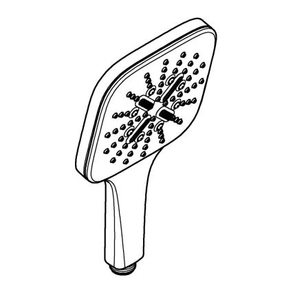 GROHE 26582000 - Ručná sprcha RAINSHOWER SMARTACTIVE 130 CUBE lesklý chróm