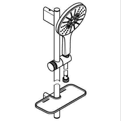 GROHE 26594000 - Sprchová súprava RAINSHOWER SMARTACTIVE 150 900 mm lesklý chróm