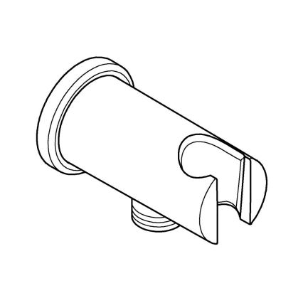 GROHE 26658000 - Nástenná prípojka s integrovaným držiakom sprchy O 48 mm chróm