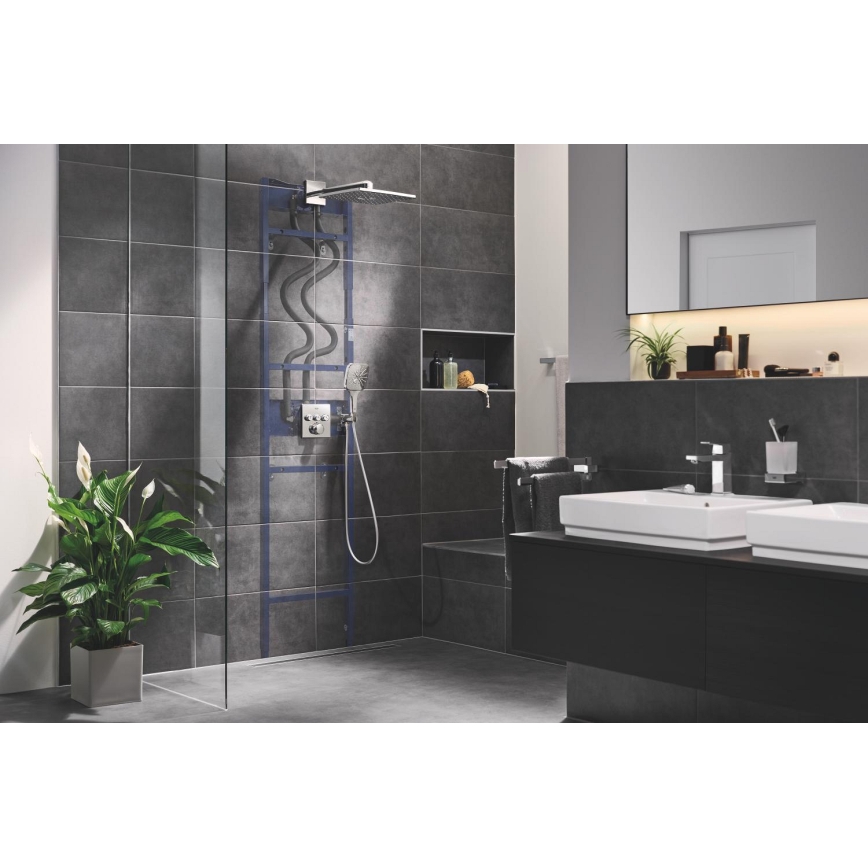 GROHE 26659000 - nástenné pripojenie s držiakom sprchy RAINSHOWER 48 × 48 mm, chróm