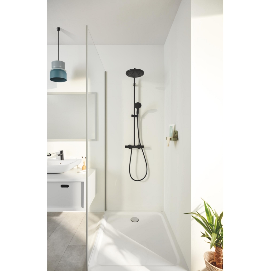 GROHE 266772431 - Sprchový systém VITALIO START SYSTEM 250 390 mm čierna