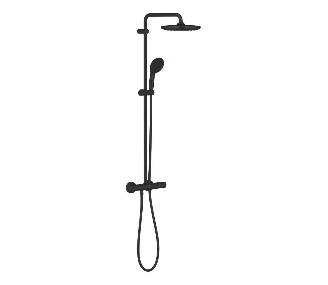 GROHE 266772431 - Sprchový systém VITALIO START SYSTEM 250 390 mm čierny 266772431