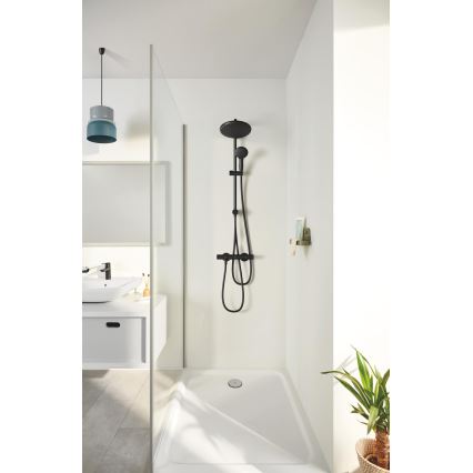 GROHE 266802431 - Sprchový systém VITALIO START SYSTEM 250 390 mm čierna