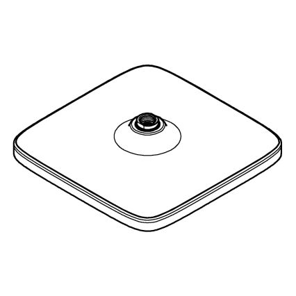 GROHE 26695000 - Sprchová hlavica VITALIO COMFORT 250 × 250 mm lesklý chróm