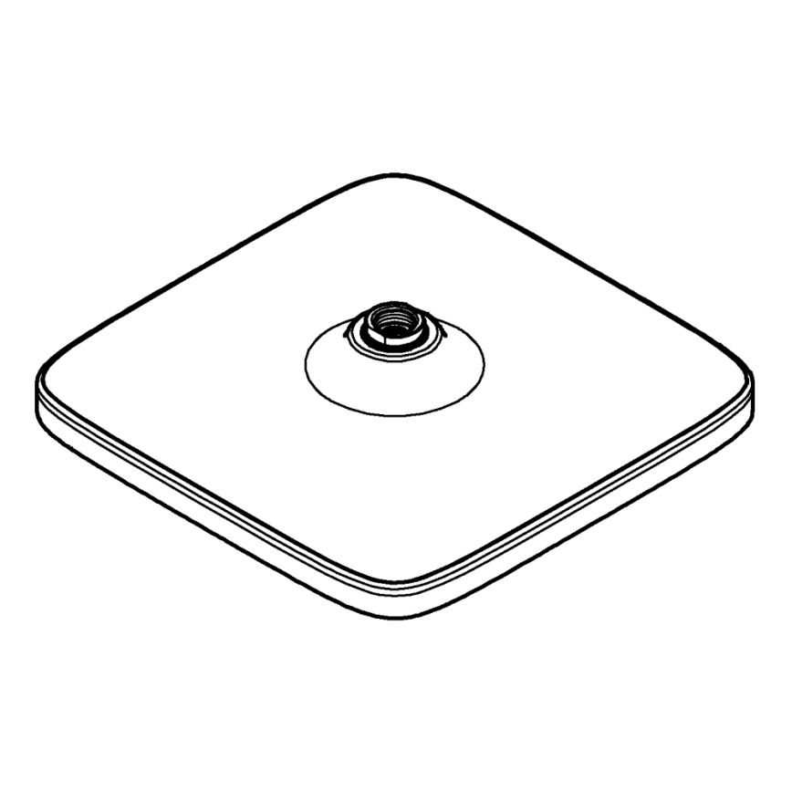 GROHE 26695000 - Sprchová hlavica VITALIO COMFORT 250 × 250 mm lesklý chróm
