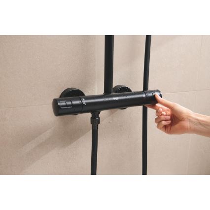 GROHE 266962431 - Sprchový systém VITALIO COMFORT 250 250 × 250 mm čierna