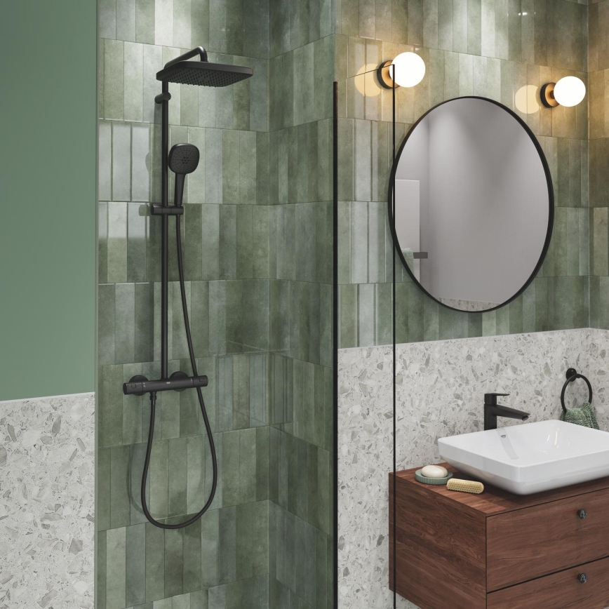 GROHE 266962431 - Sprchový systém VITALIO COMFORT 250 250 × 250 mm čierna
