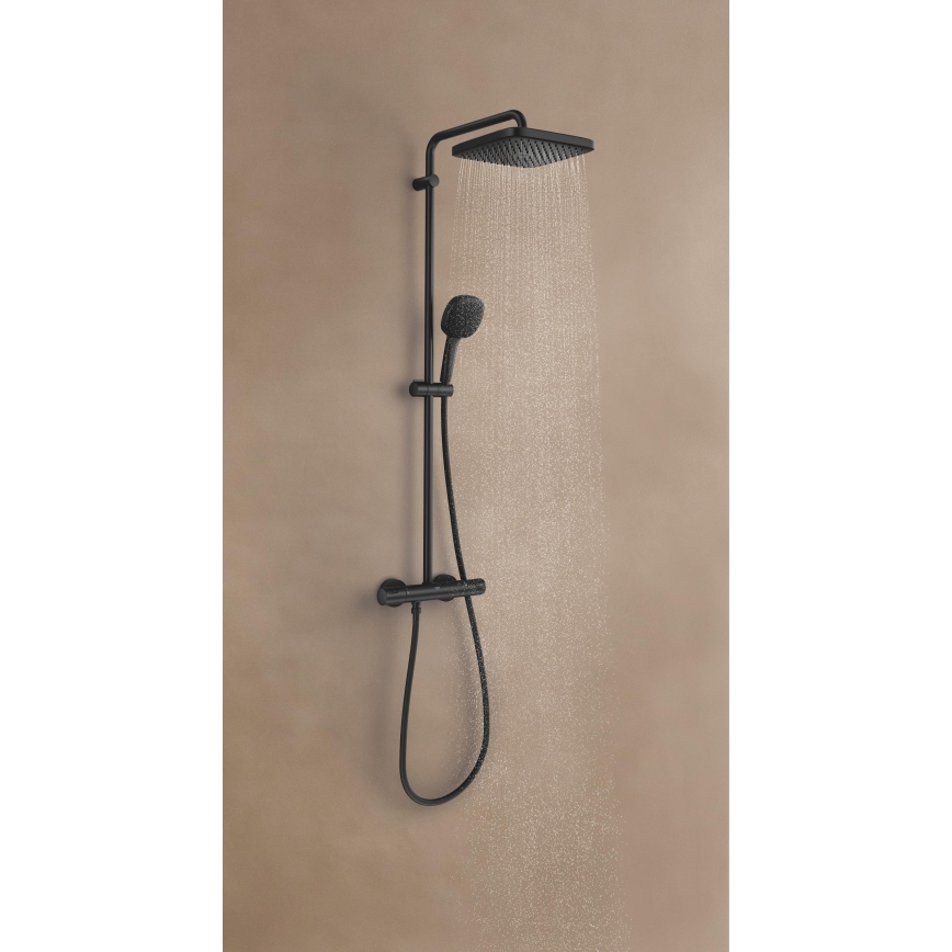 GROHE 266962431 - Sprchový systém VITALIO COMFORT 250 250 × 250 mm čierna