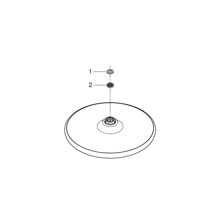 GROHE 26815000 - hlavová sprcha VITALIO START Ø 250 mm, lesklý chróm