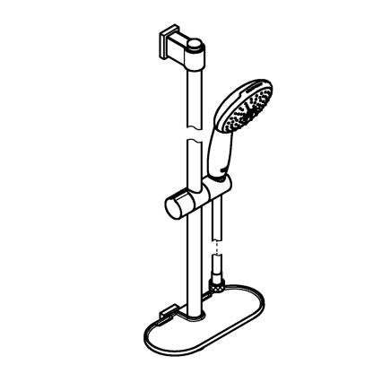 GROHE 26952001 - Sprchová súprava VITALIO START 110 600 mm lesklý chróm