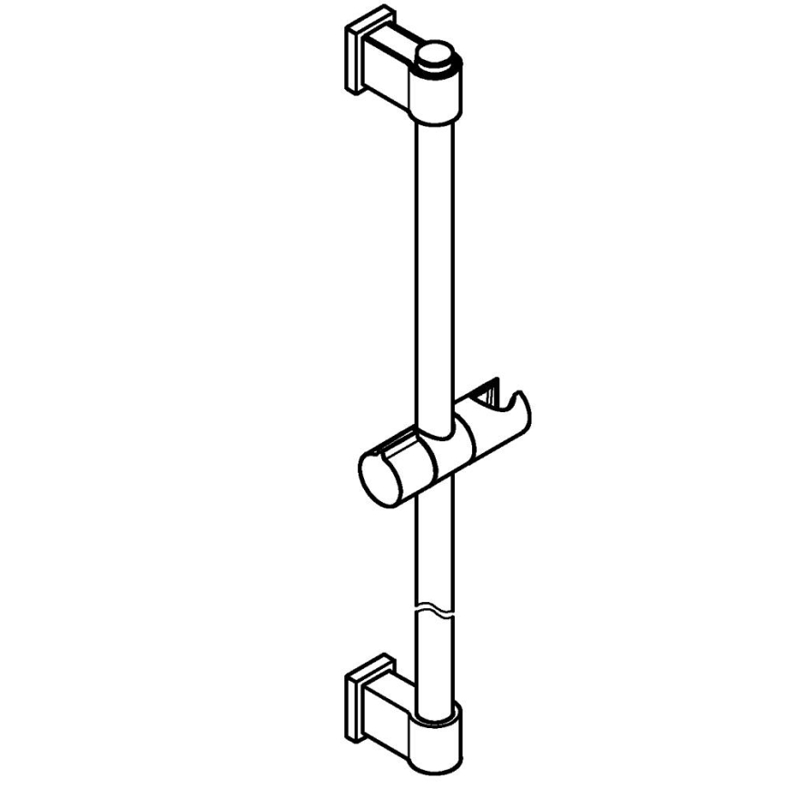 GROHE 269612431 - Sprchová tyč VITALIO UNIVERSAL 900 mm čierna