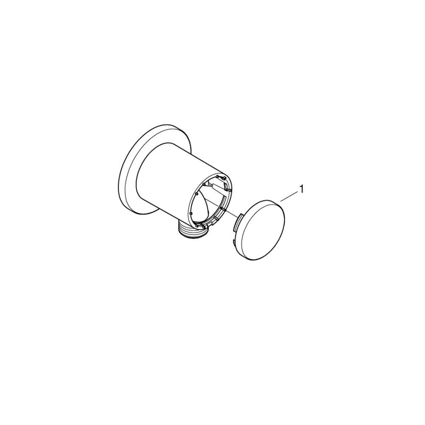 GROHE 26963001 - Stensko koleno VITALIO UNIVERSAL 12” v sijajnem kromu