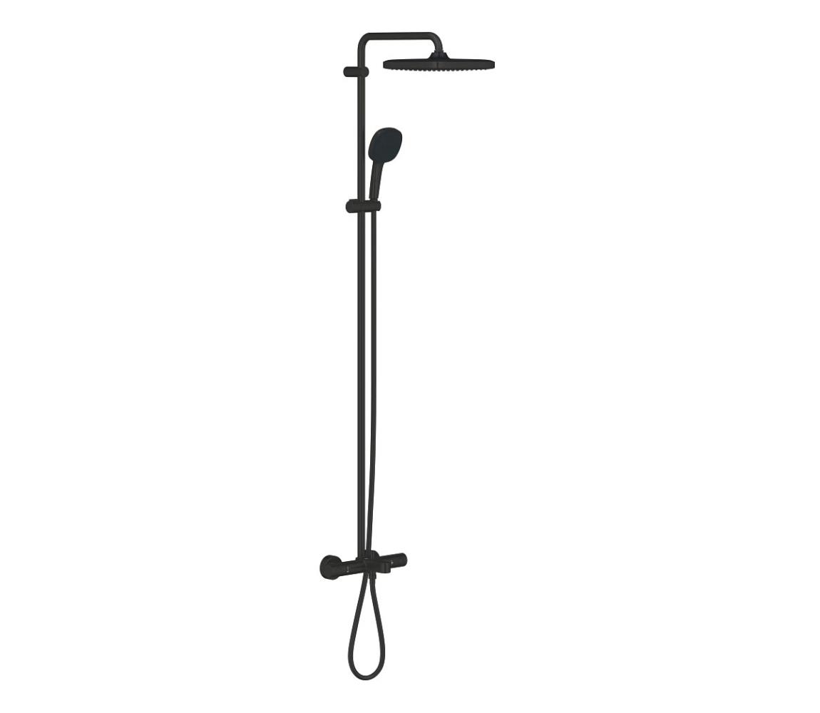 GROHE 269842431 - sprchový systém VITALIO COMFORT 250, 250 × 250 mm, čierny 269842431