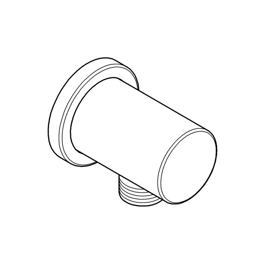 GROHE 27057DL0 - Nástenné kolienko RAINSHOWER DN 15 brúsené medené