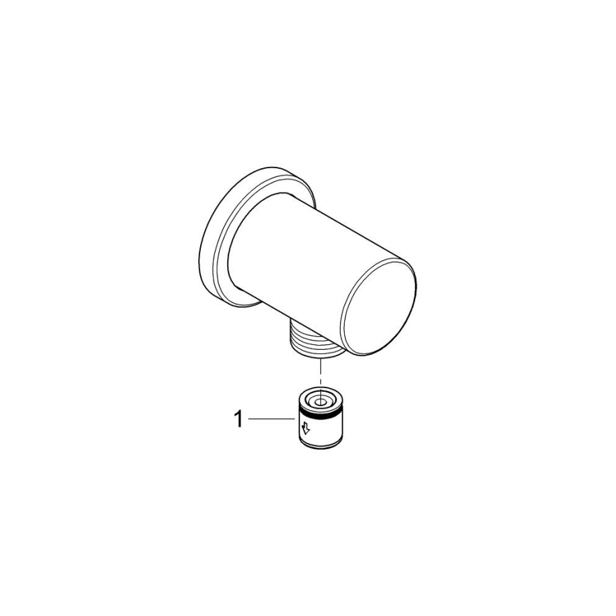 GROHE 27057GN0 - Nástenné kolienko RAINSHOWER DN 15 zlaté