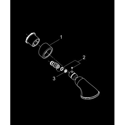 GROHE 27062000 - Sprchová hlavica RELEXA 100 Five 95 mm lesklý chróm