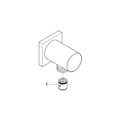 GROHE 27076000 - Nástenné kolienko RAINSHOWER lesklý chróm
