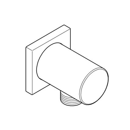 GROHE 27076000 - Nástenné kolienko RAINSHOWER lesklý chróm