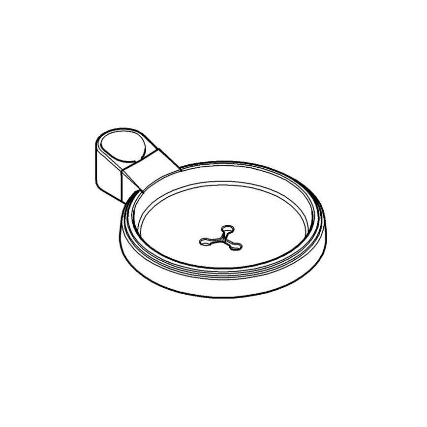 GROHE 27206000 - Miska na mydlo RELEXA pre sprchovú tyč O 22 alebo 25 mm, priehľadná