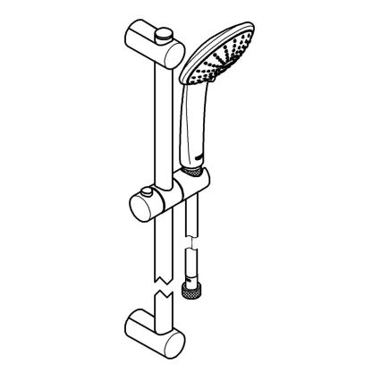 GROHE 27326000 - Sprchová súprava VITALIO JOY 600 mm, lesklý chróm