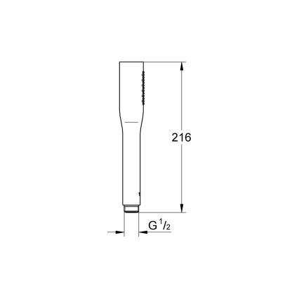 GROHE 27367000 - Ručná sprcha EUPHORIA COSMOPOLITAN Stick lesklý chróm