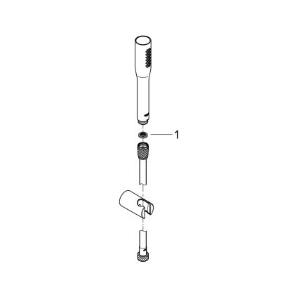 GROHE 27369000 - Sprchová súprava EUPHORIA COSMOPOLITAN STICK 1500 mm lesklý chróm